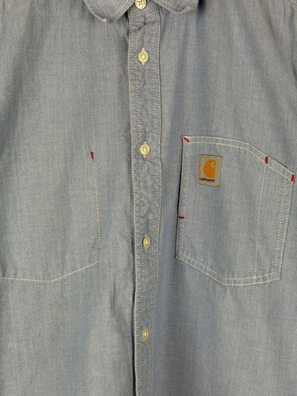 Carhartt Carhartt L/S State Chest Logo Long Sleeve Button Up Shirt Size US L / EU 52-54 / 3 - 9 Thumbnail