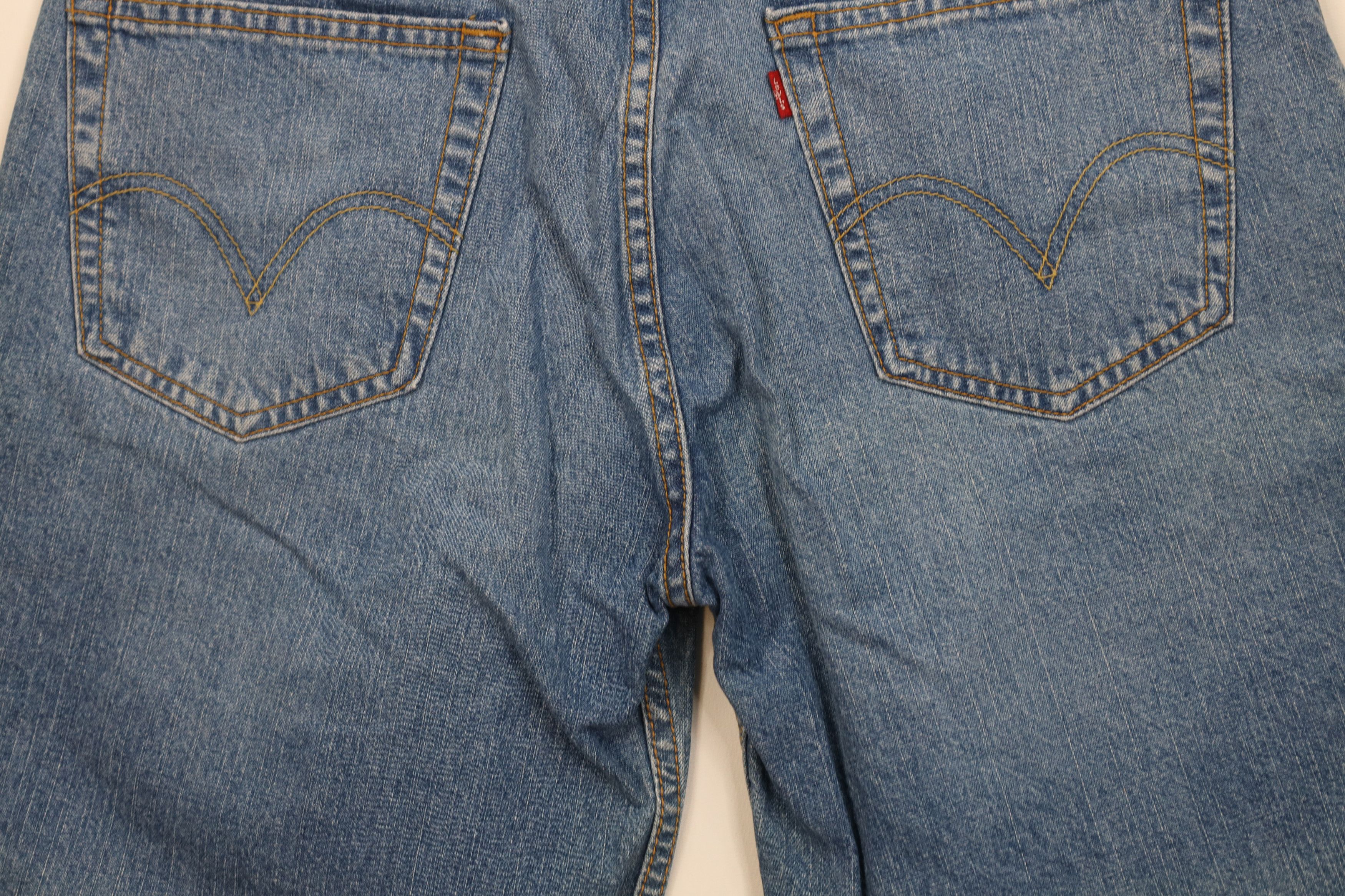 Levi's Vintage Y2K Levis 569 Fit Denim Jeans Shorts Jorts Blue Size US 30 / EU 46 - 12 Thumbnail