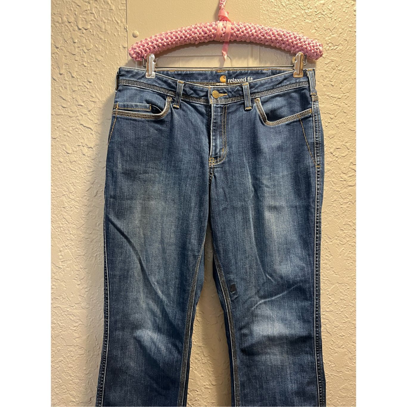 Carhartt Carhartt Relaxed Fit Woman’s Blue Jeans Size 10 Tall - See P Size 32" / US 10 / IT 46 - 3 Thumbnail