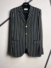 Saint Laurent Paris Authentic Saint Laurent SLP Fall/Winter 2014 runway style Size 46R - 2 Thumbnail