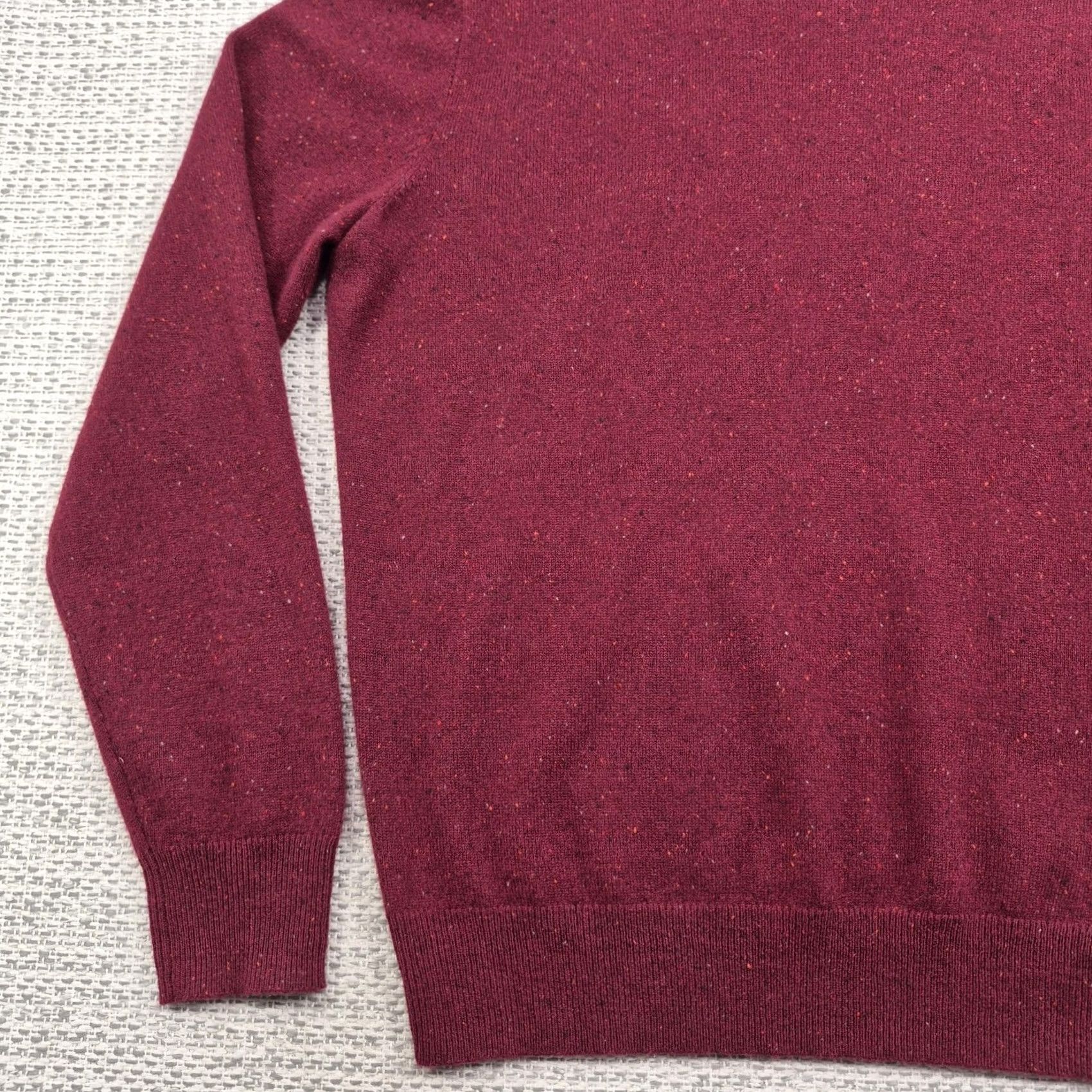 J.Crew J.Crew Sweater Mens Medium Red 100% Cashmere Crewneck Knit Pullover Size US M / EU 48-50 / 2 - 3 Thumbnail