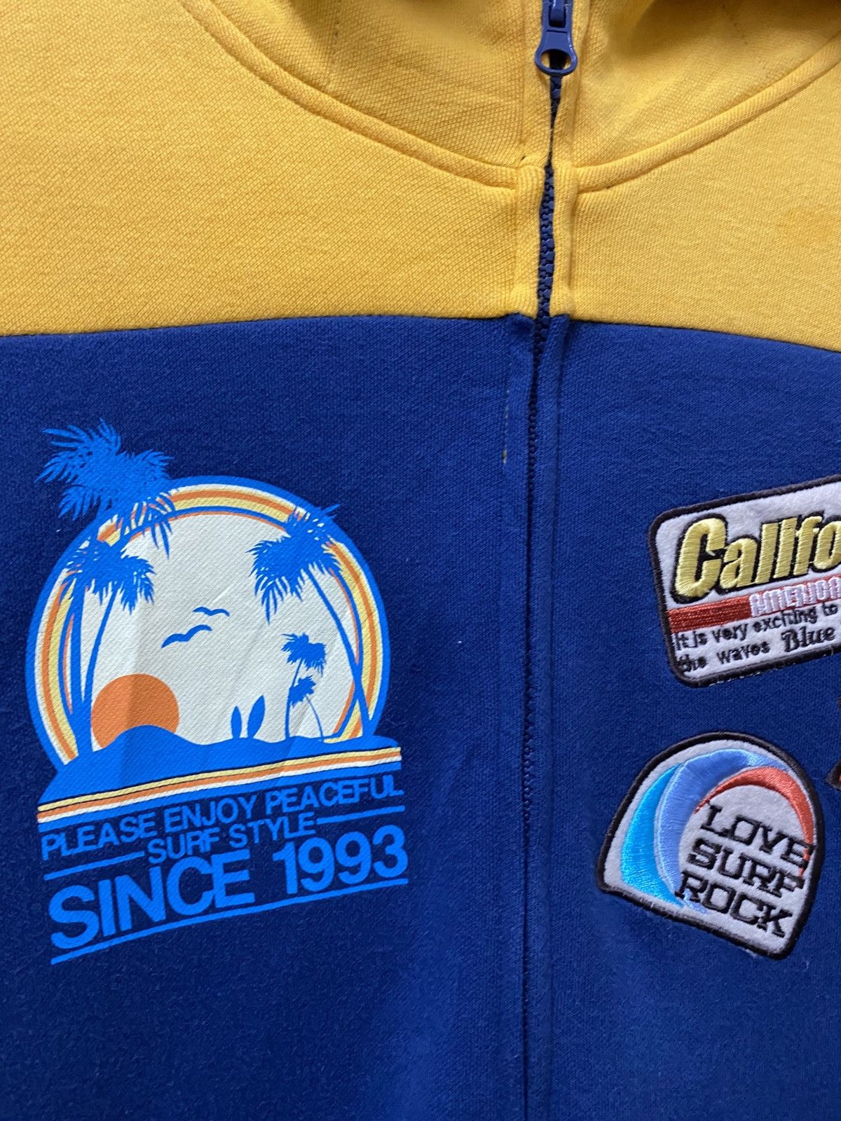 Sun Surf Moon Blue Sweater Zipper Size XXS / US 00 / IT 34 - 3 Thumbnail
