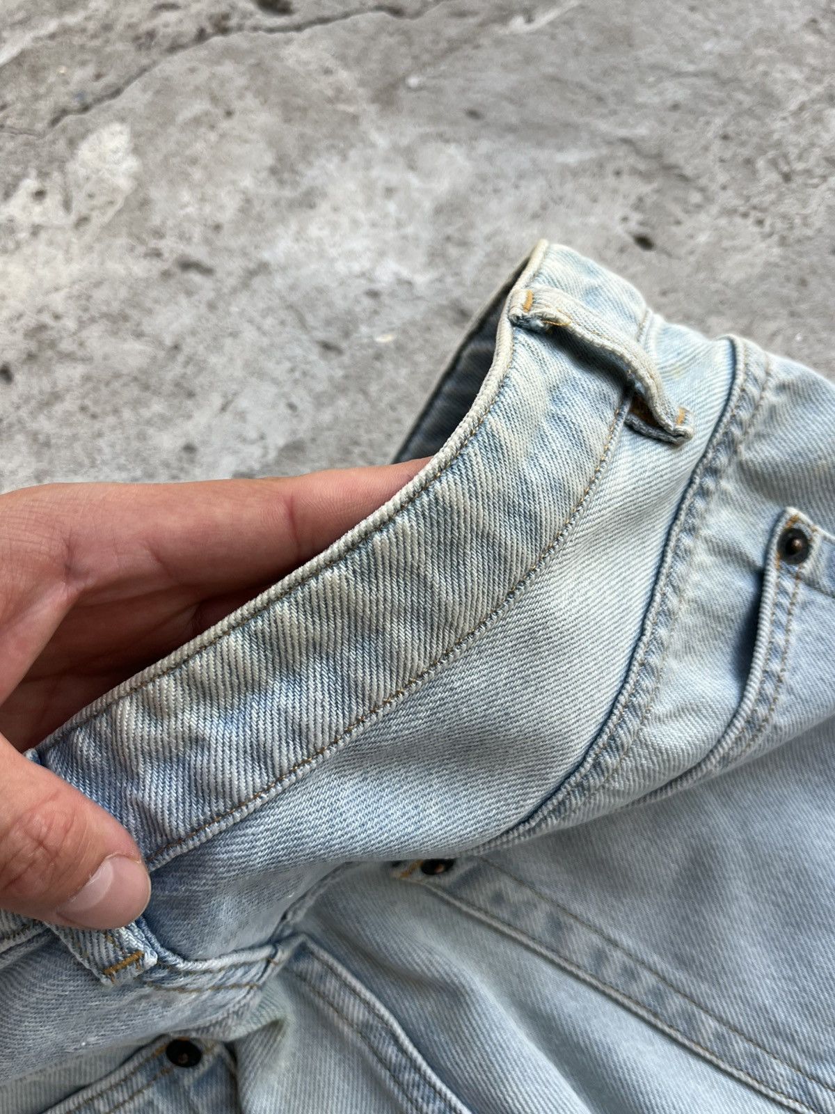 Maison Margiela Maison Margiela MM6 Flared Dirty Faded Jeans Denim Pants Size 27" / US 4 / IT 40 - 22 Thumbnail