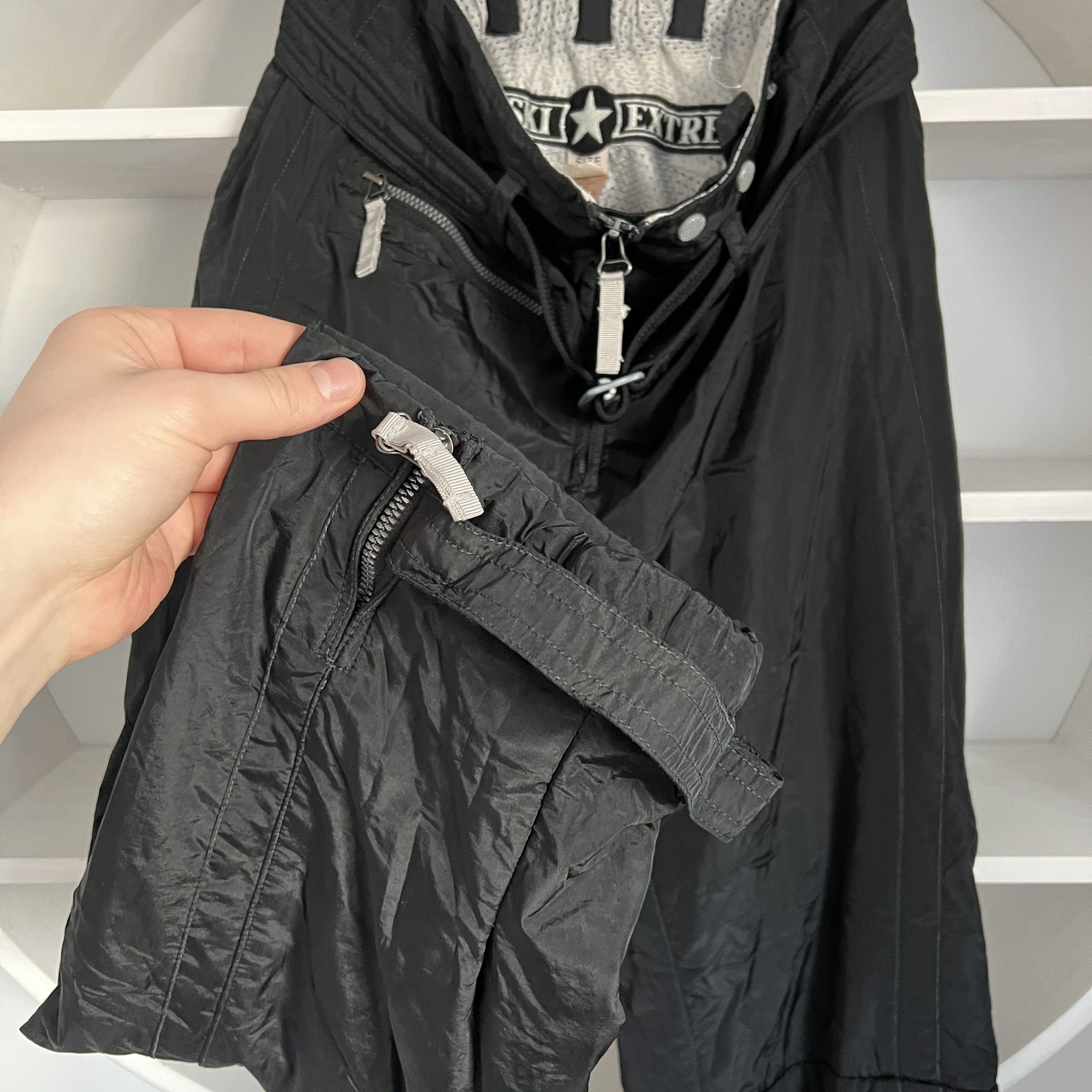Japanese Brand Women's JET SET EXTREME Vintage Ski Black Pants Size 5 Size 31" - 5 Thumbnail