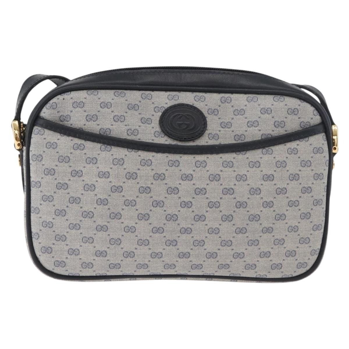 Gucci Gucci Micro GG Supreme Shoulder Bag Blue Size ONE SIZE - 1 Thumbnail