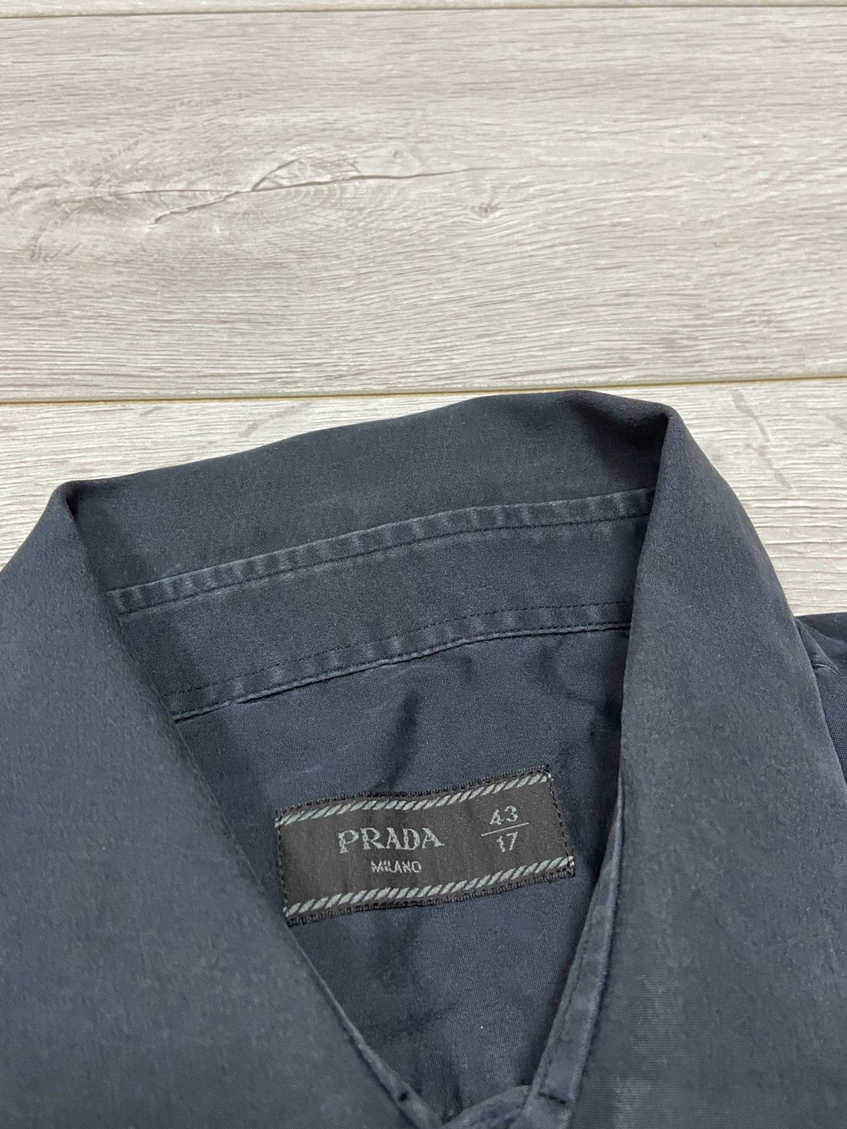 Prada Prada milano vintage shirt buttons Size US XL / EU 56 / 4 - 5 Thumbnail