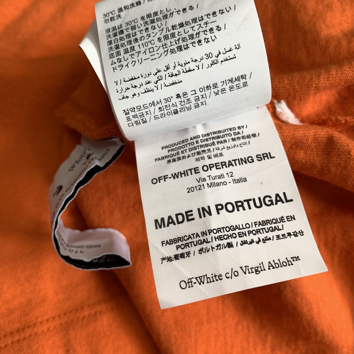 Off-White Off White XL Tee Marker Arrows Orange T-Shirt Virgil Abloh Size US XL / EU 56 / 4 - 10 Thumbnail