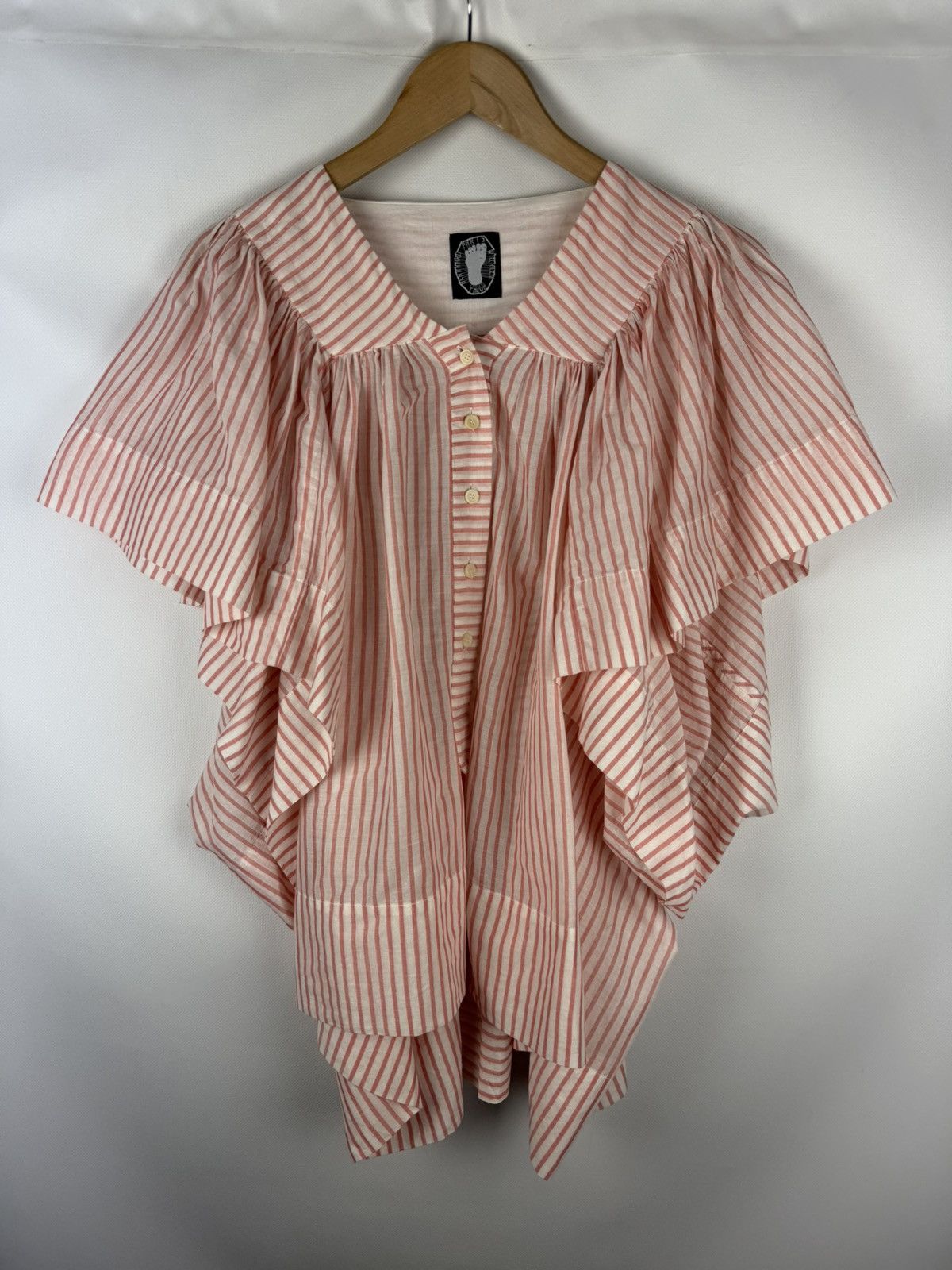 Bernhard Willhelm Bernhard Willhelm Striped Avant-Garde Button Up Shirt Tunic Size ONE SIZE - 1 Thumbnail