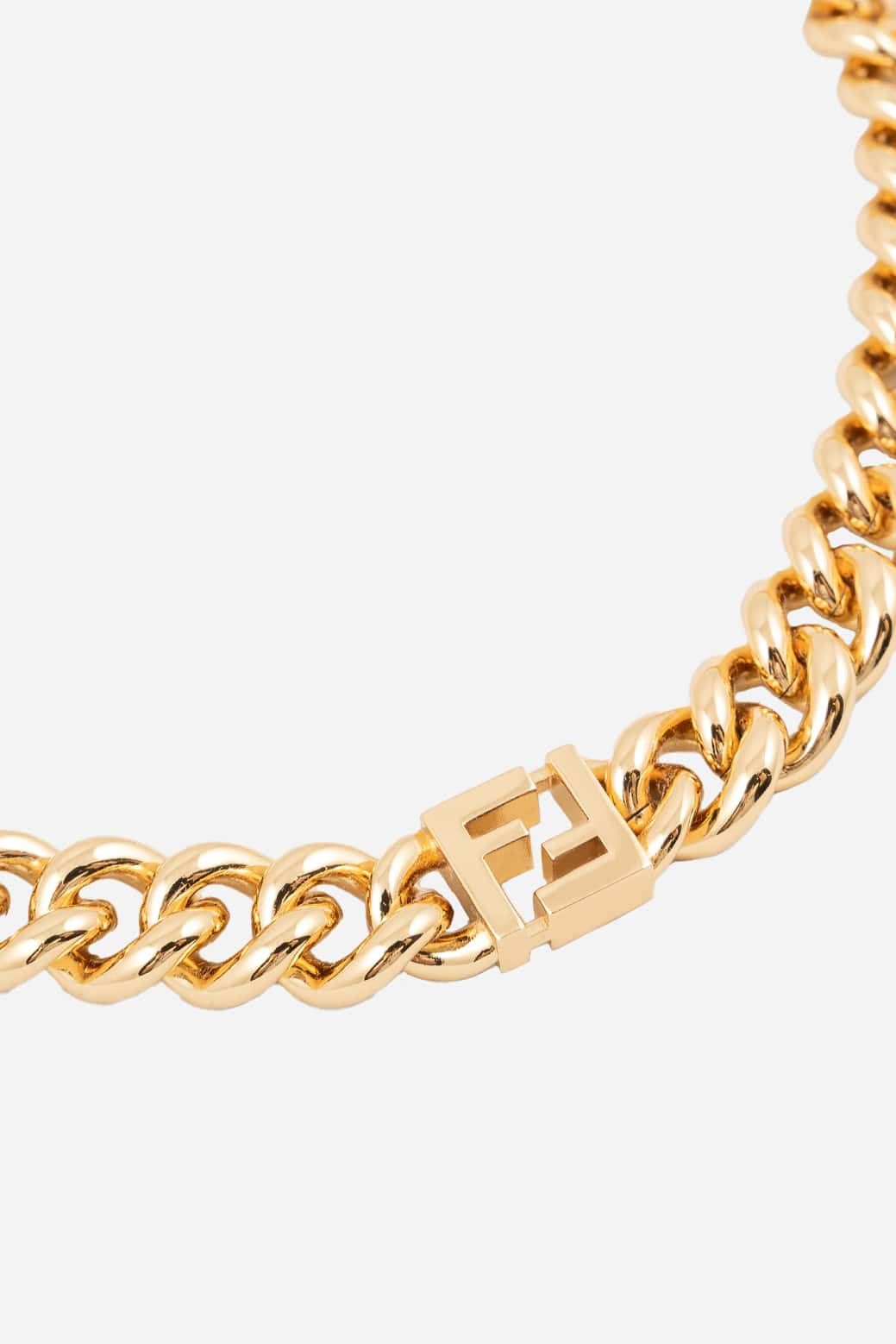 Fendi o1B3y1r0326 Size : OS / O'Lock Choker in Gold Size ONE SIZE - 3 Thumbnail