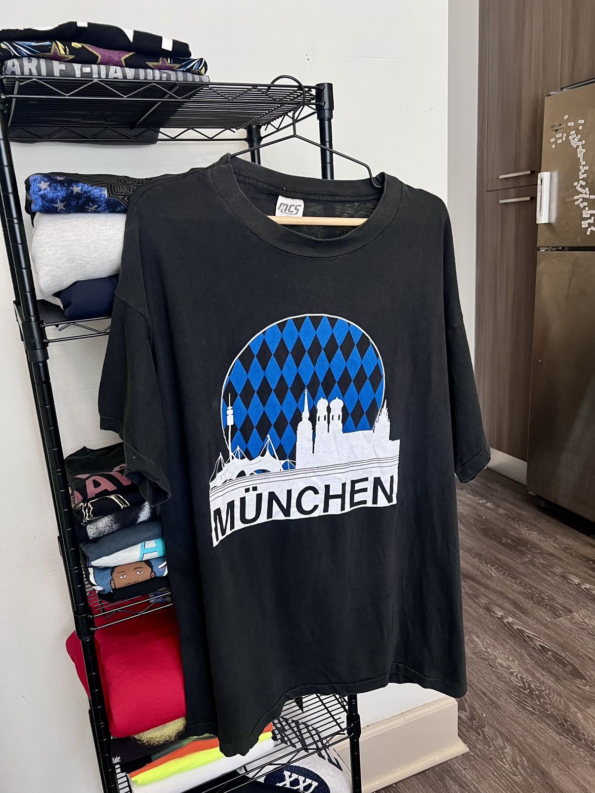 Other Vintage MCS München Tee – XL – Bavarian Skyline Graphic Size US XL / EU 56 / 4 - 5 Thumbnail