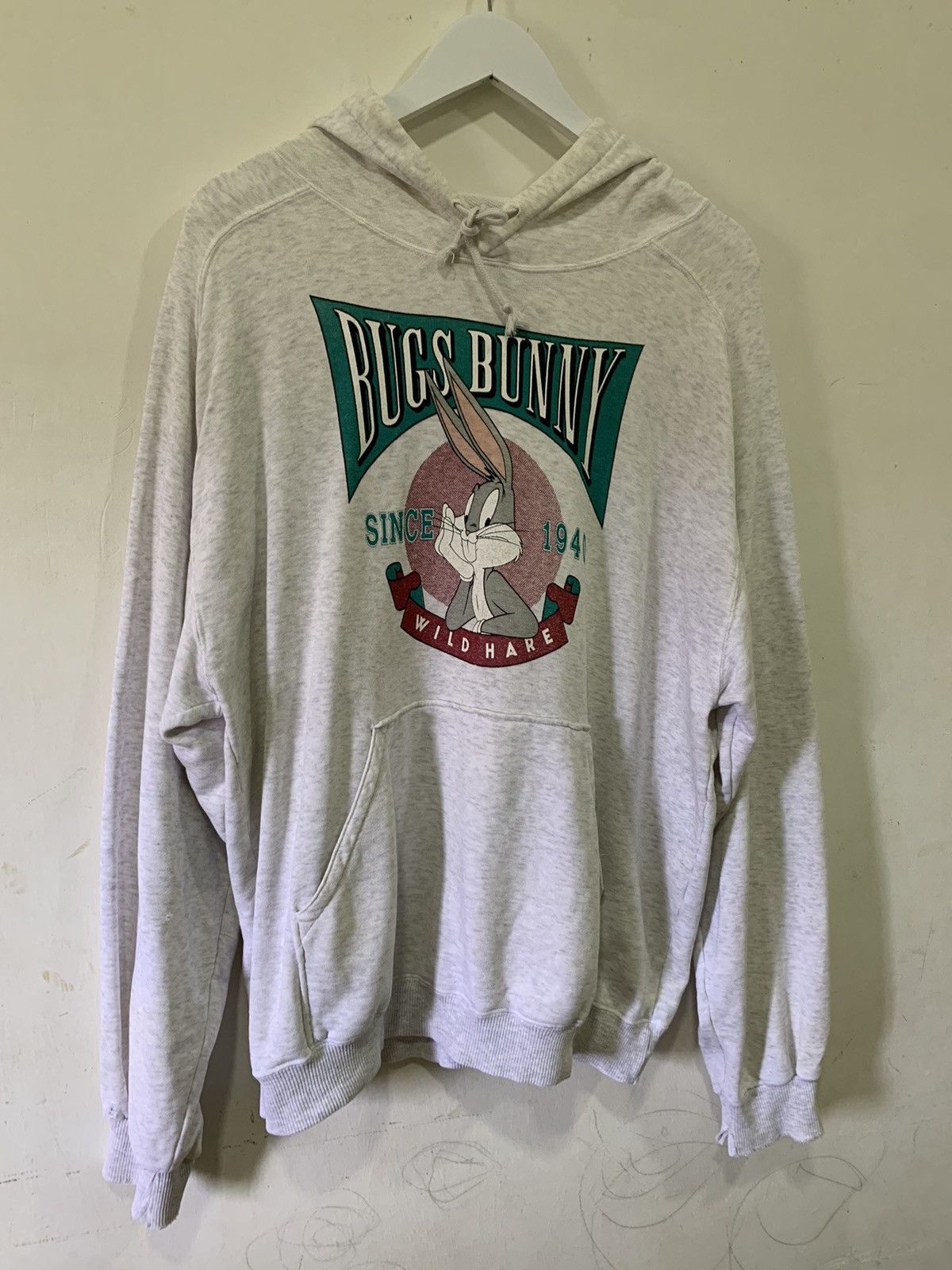 Cartoon Network Vintage Looney Tunes Bugs Bunny 90' Hoodie Size US XL / EU 56 / 4 - 4 Thumbnail