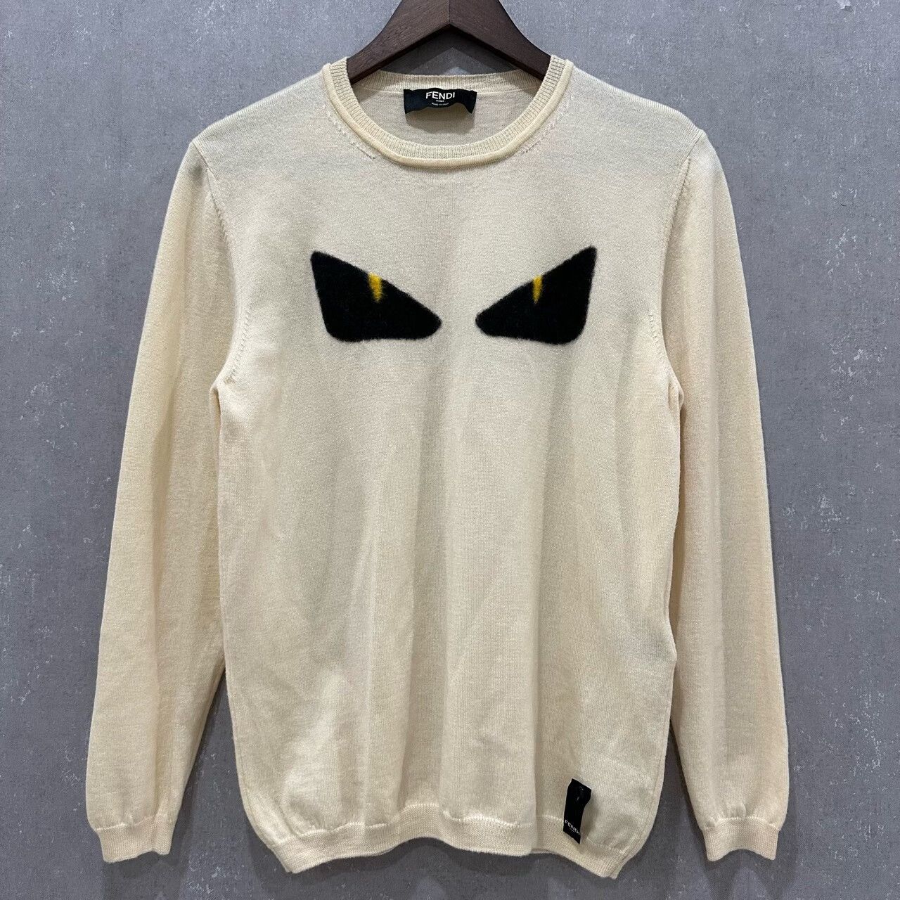Fendi Monster Eyes Wool Knit Sweater
