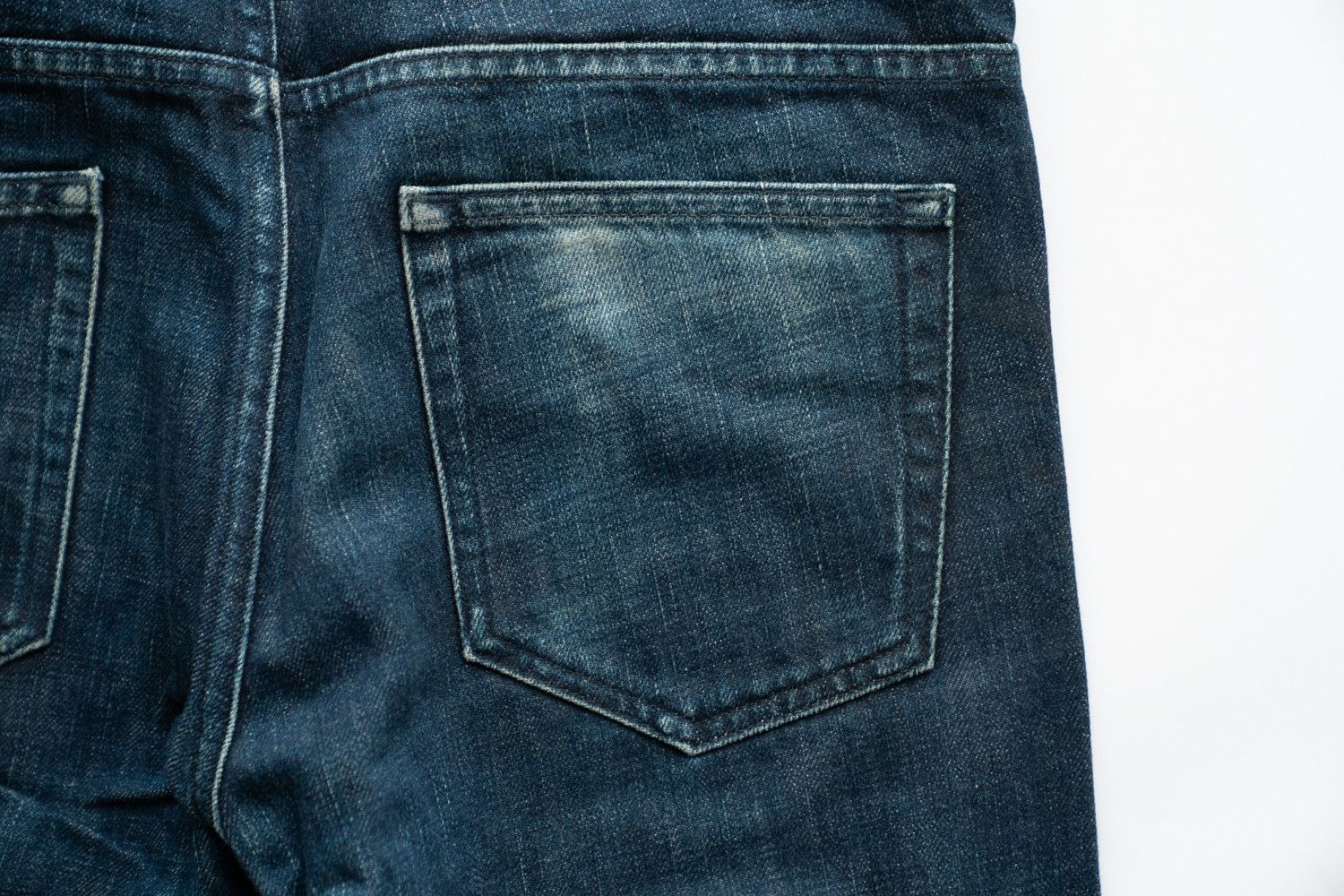 Balmain 2012FW 3D BIKER DEEP BLUE DENIM Decarnin Era Style Size US 27 - 15 Thumbnail