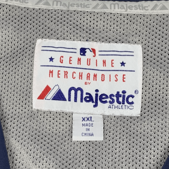 Majestic Majestic NY Yankees Windbreaker Jacket Mens XXL Blue Size US XXL / EU 58 / 5 - 4 Thumbnail