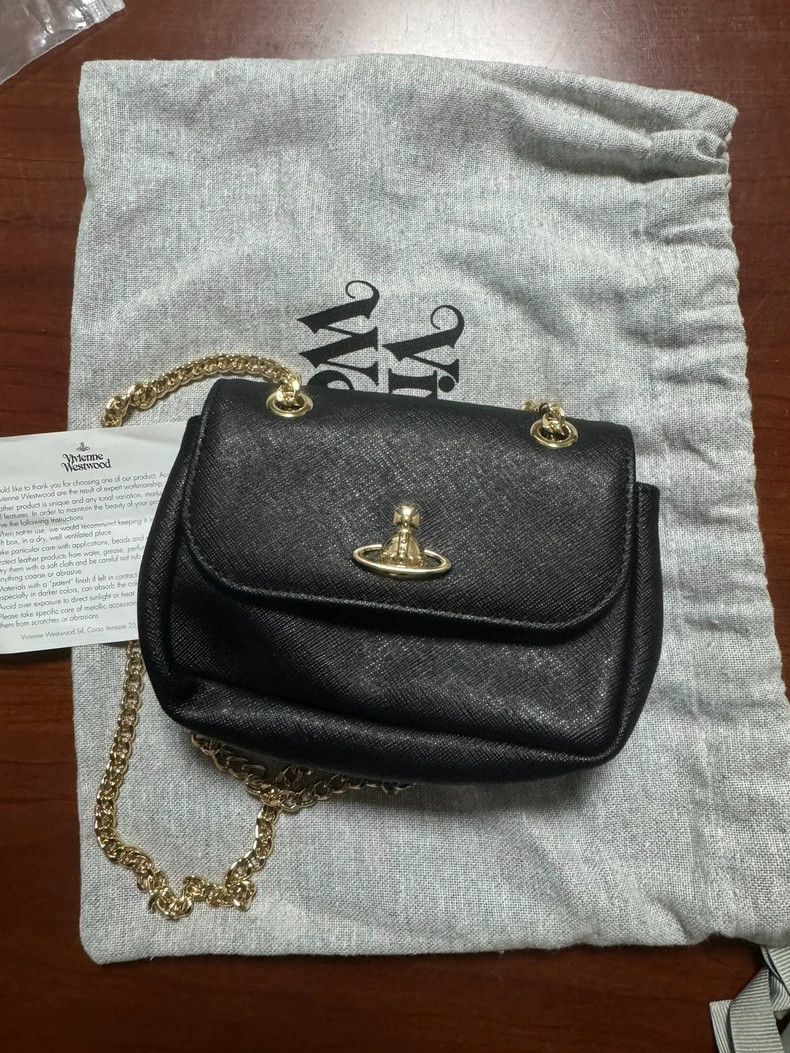 Vivienne Westwood Vivienne Westwood size os Saturn chain crossbody bag Size ONE SIZE - 1 Thumbnail
