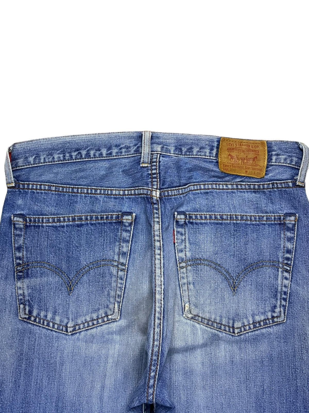 Levi's Vintage 90s Levis 503 Mud Wash Distressed Baggy Jeans Size US 32 / EU 48 - 8 Thumbnail