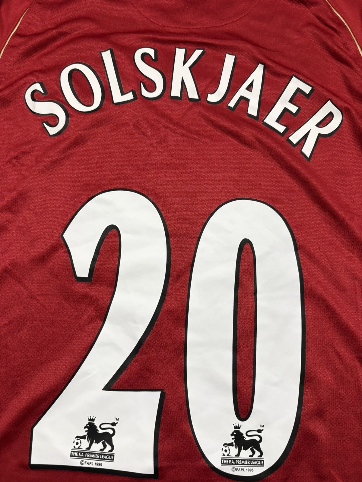 Nike Manchester United 2006/07 Long Sleeve Jersey Solskjær 20 AIG Size US L / EU 52-54 / 3 - 19 Thumbnail
