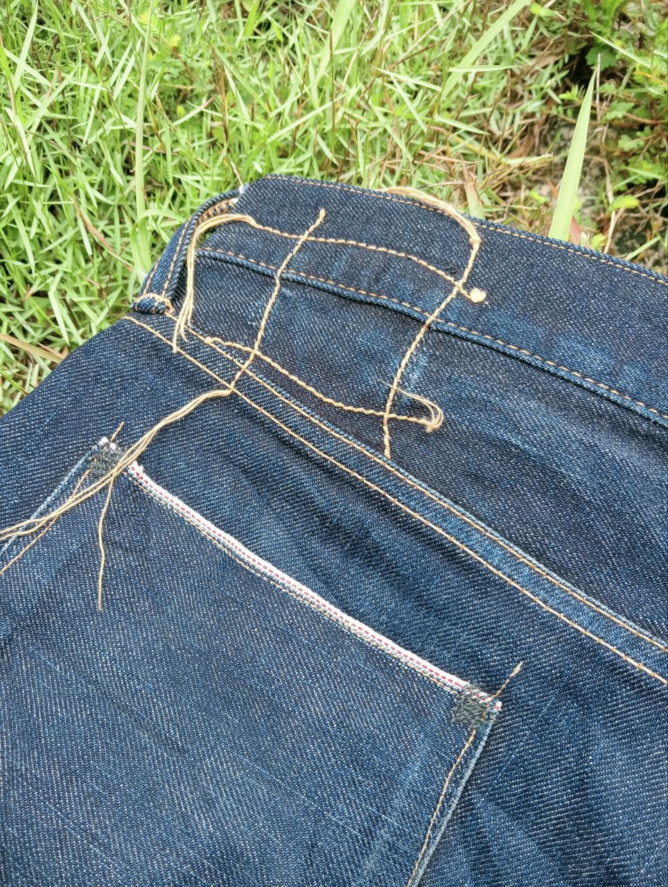 KURO JAPANESE KURO FIBRO SELVEDGE JEANS - MADE IN JAPAN Size US 32 / EU 48 - 15 Thumbnail