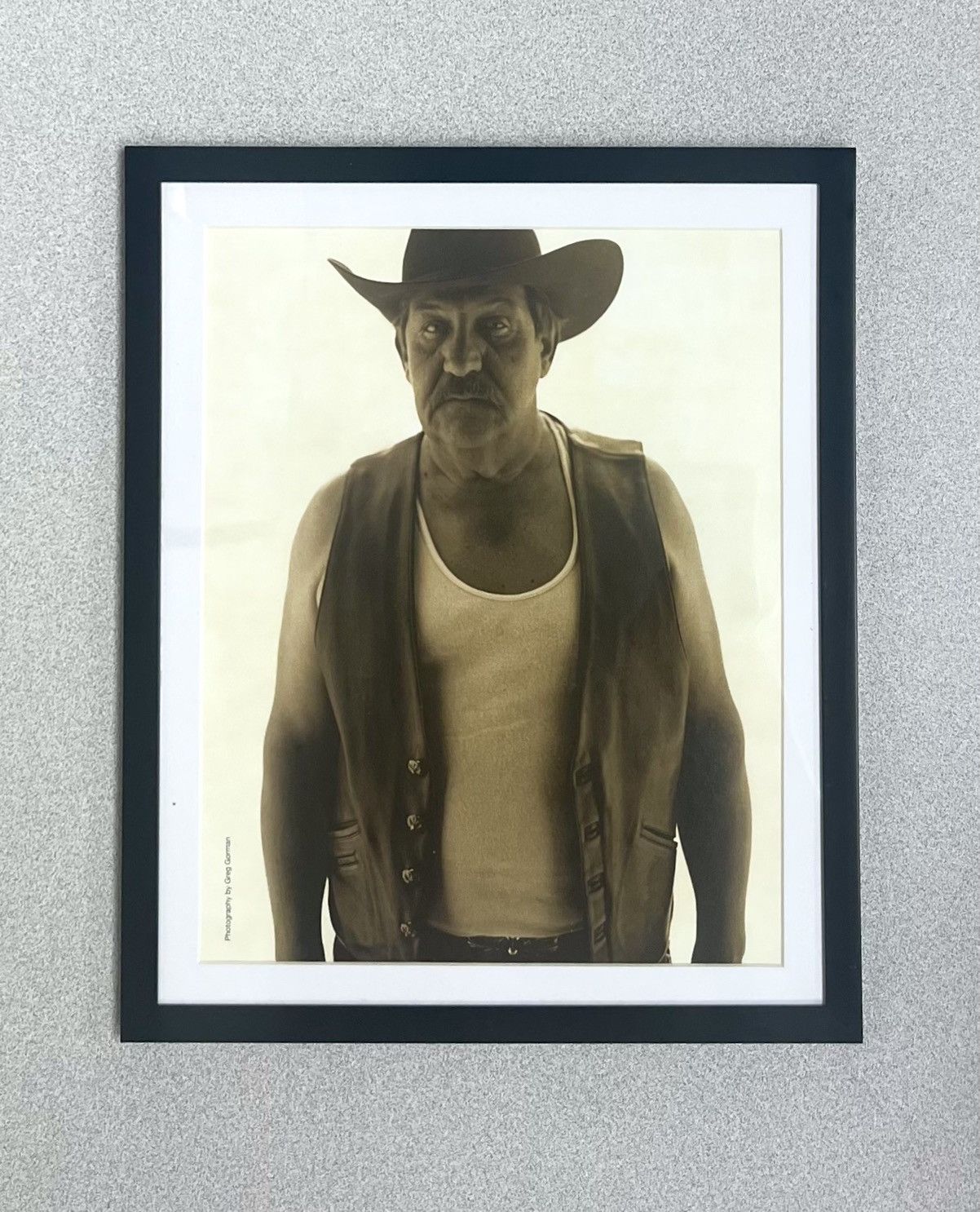 Chrome Hearts × Vintage Chrome Hearts cowboy Framed poster 9x11 magazine cutout Size ONE SIZE - 1 Thumbnail