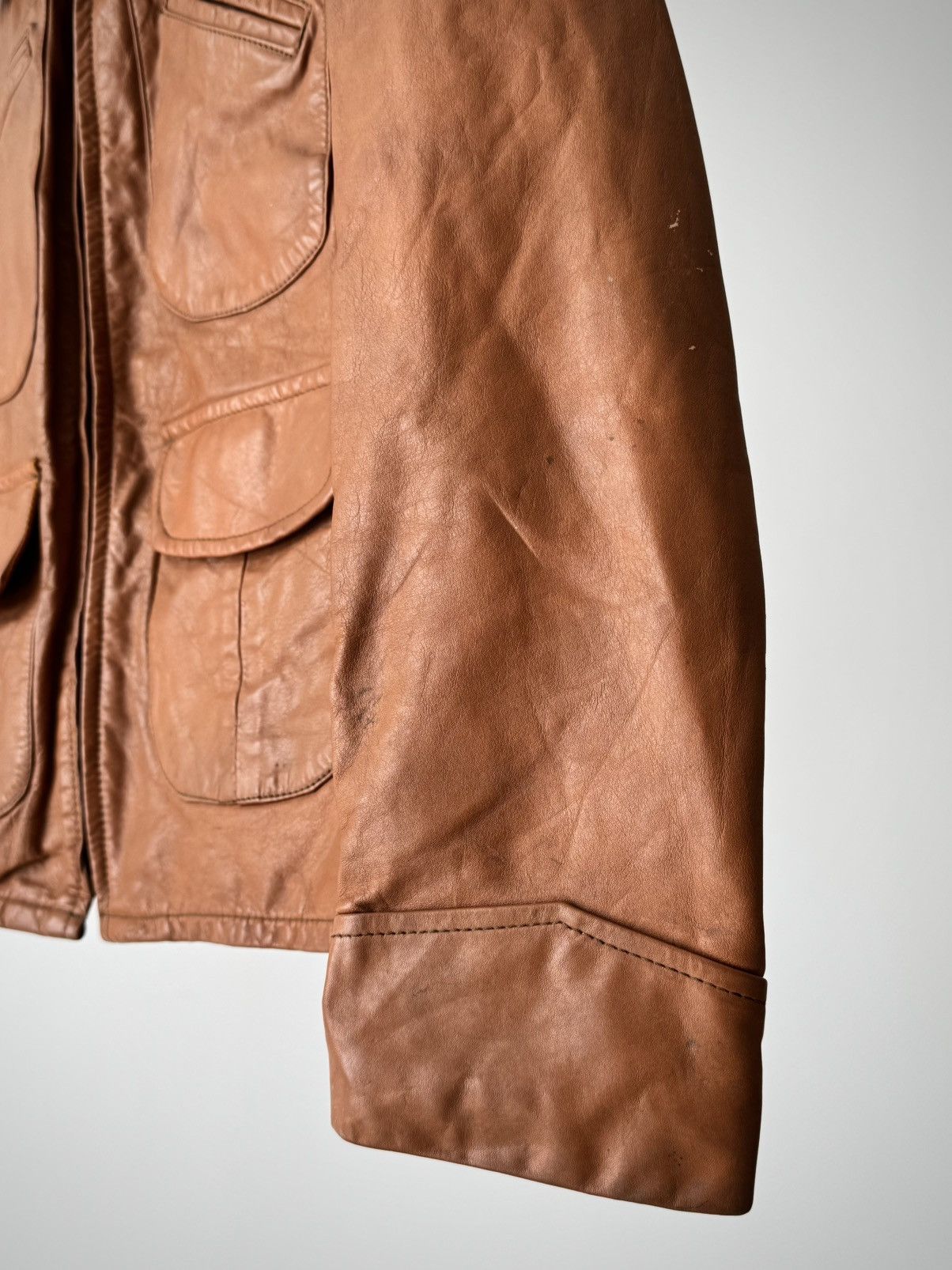 Sears × Vintage 1970s Vintage Sears The Leather Shop Rockabilly Jacket Size US S / EU 44-46 / 1 - 6 Thumbnail