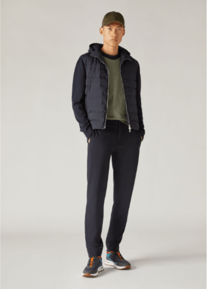 image of Loro Piana O1Srvl11E0424 Leisure City Pants In Navy, Men's (Size 34)