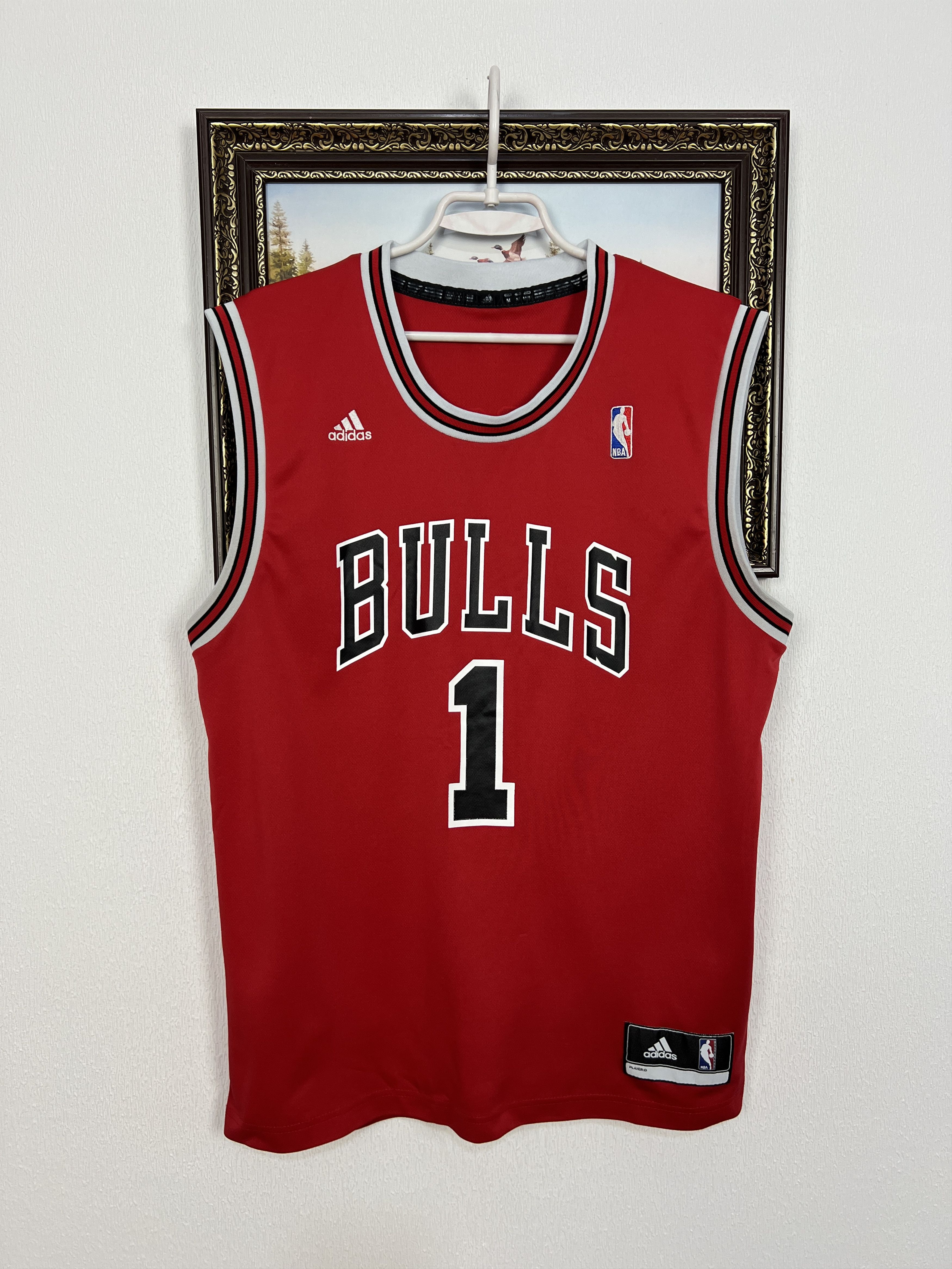Adidas Vintage Chicago Bulls Derrick Rose NBA Jersey Trikot Shirt Size US M / EU 48-50 / 2 - 1 Thumbnail
