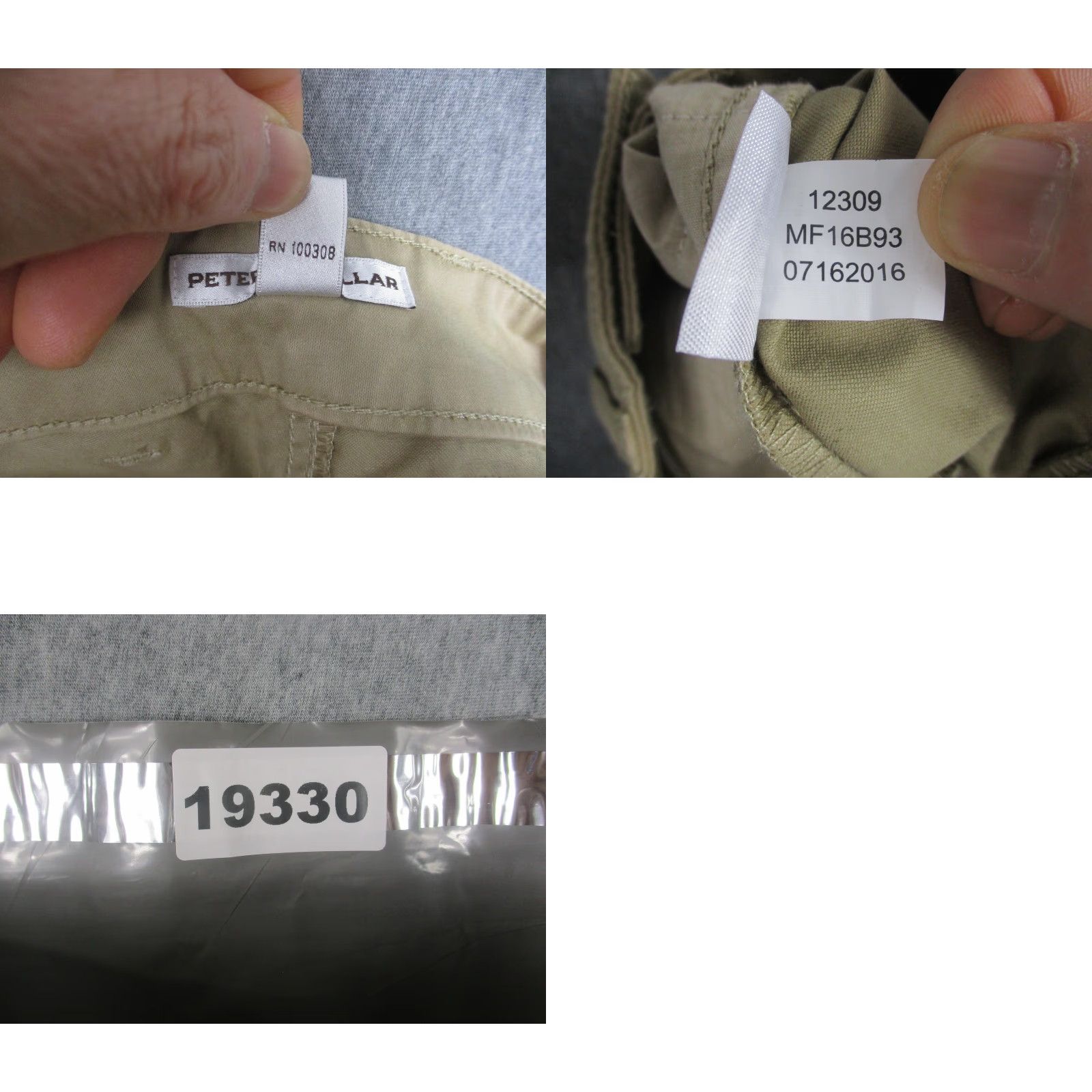 Peter Millar Peter Millar Jeans Mens 35x30 Beige Straight Leg Regular Fit Denim Pants Size US 35 - 9 Thumbnail