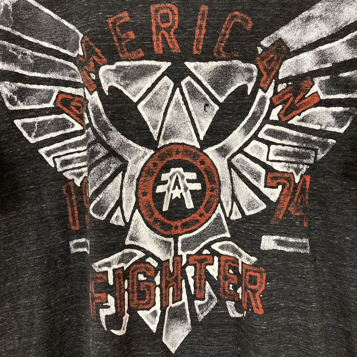 Affliction Crazy Vintage Y2K Affliction American Fighter Cyber T Shirt Size US L / EU 52-54 / 3 - 5 Thumbnail