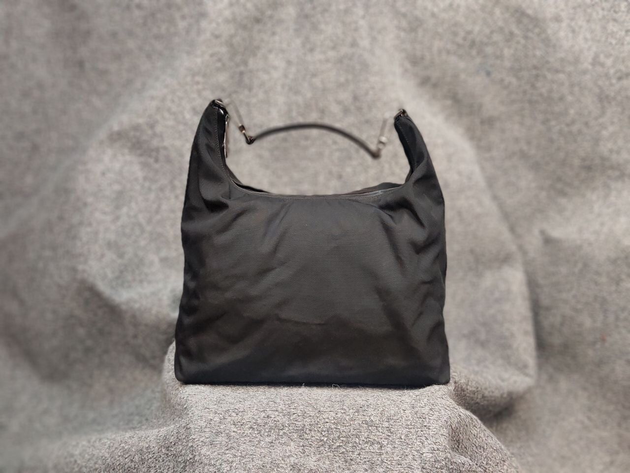 Gucci Vintage Gucci Black Nylon Authentic Shoulder Bag Size ONE SIZE - 3 Thumbnail