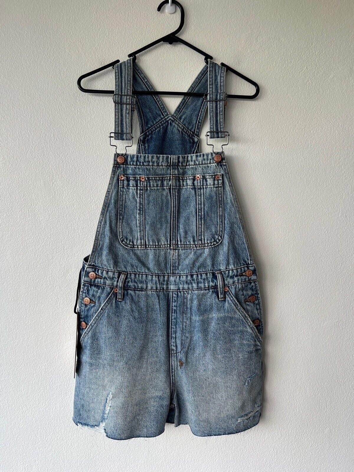 Ksubi new Ksubi womens dress jumpsuit shorts denim overall 25 8 Size 25" / US 0 / IT 36 - 1 Thumbnail