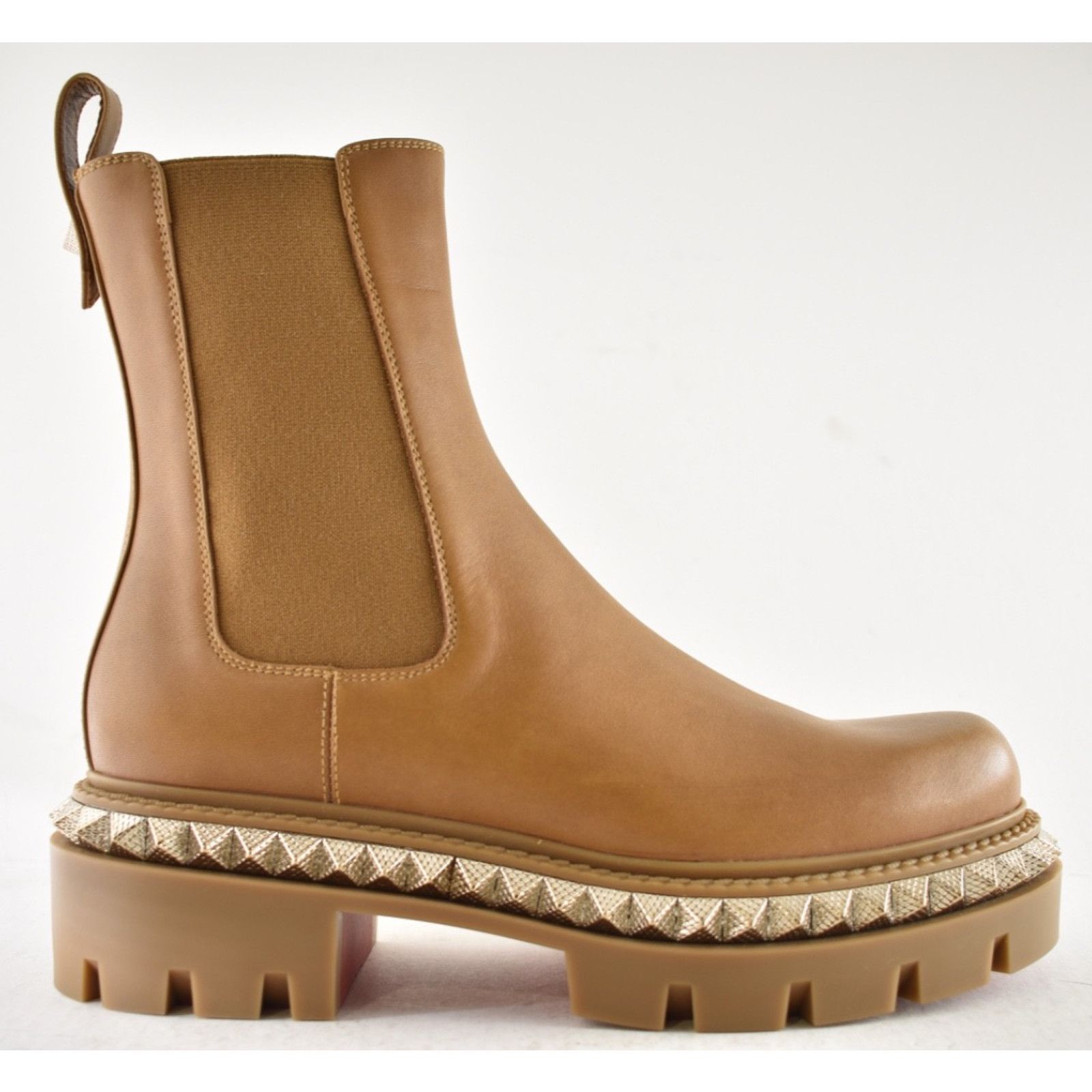Christian Louboutin Christian Louboutin St Emilia Pyraclou Brown Chelsea Boot 38 Size US 8 / IT 38 - 2 Thumbnail
