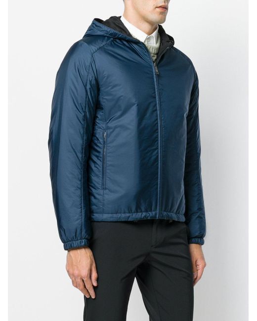 Prada PRADA 2021 Reversable Black/Blue Nylon Puffer Jacket Size US L / EU 52-54 / 3 - 8 Thumbnail
