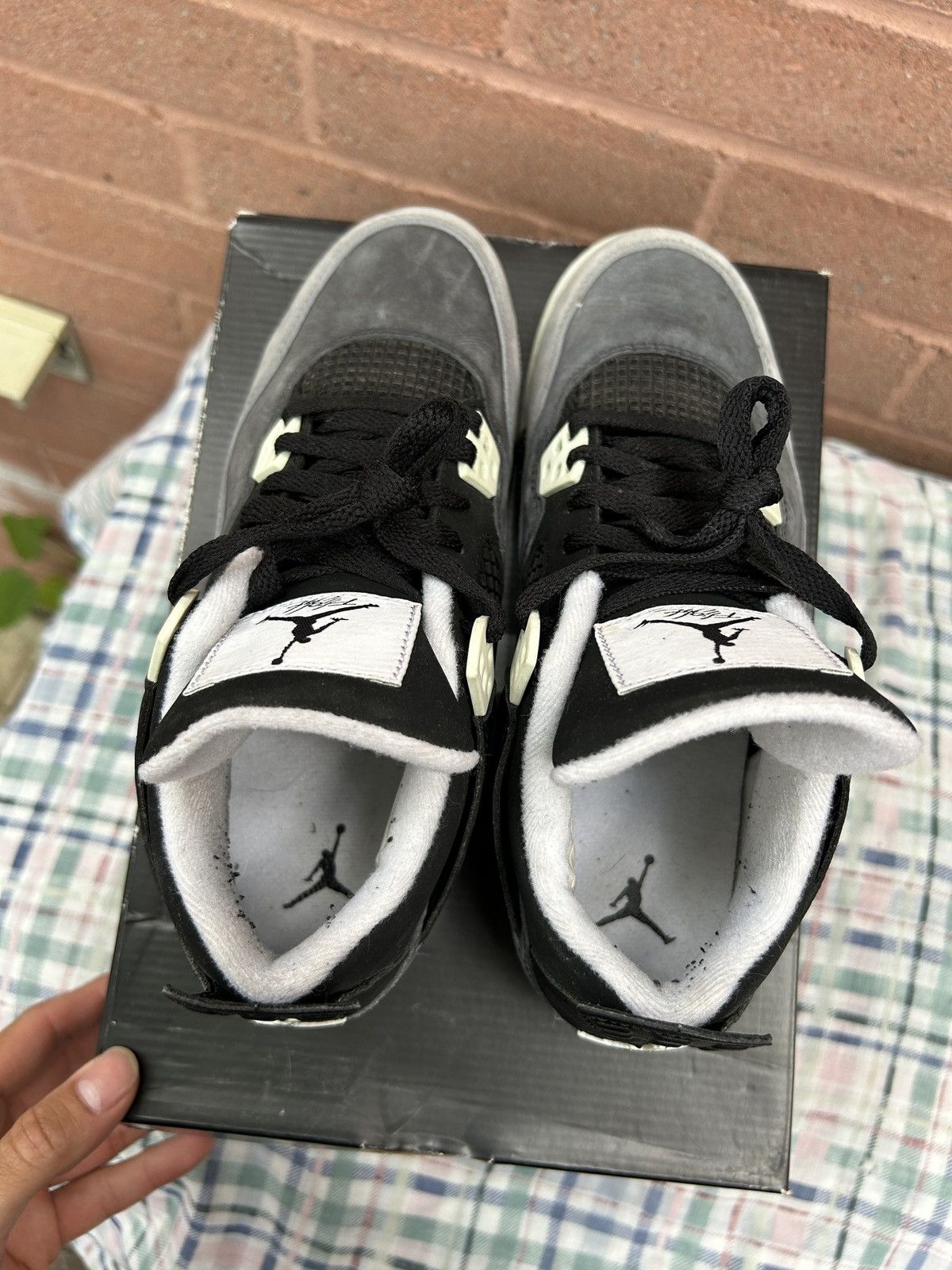 Jordan Brand × Nike Air Jordan 4 Retro Fear Pack Size US 6 / EU 39 - 4 Thumbnail