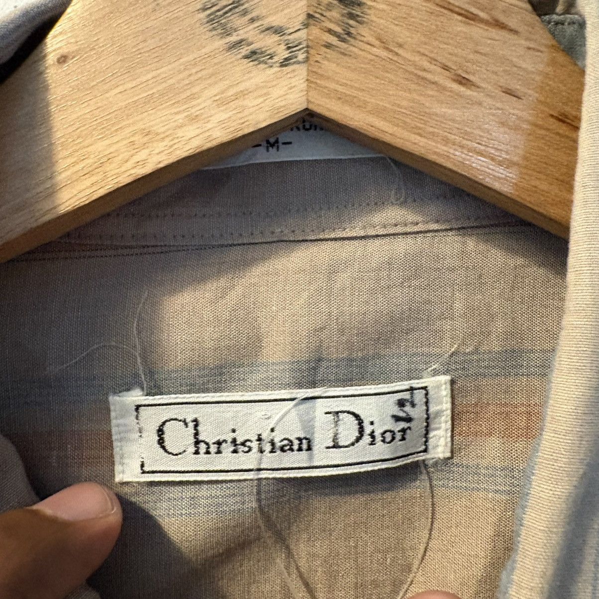 Christian Dior Monsieur Christian Dior Stripe Button Ups Size US M / EU 48-50 / 2 - 2 Thumbnail