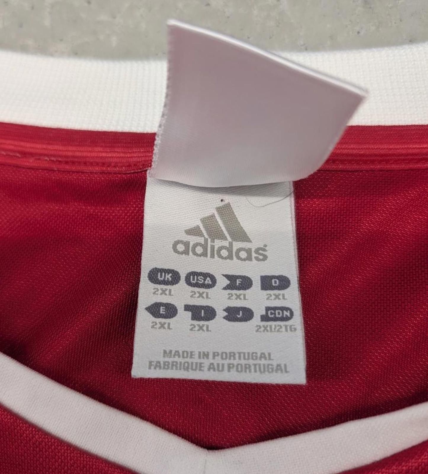 Adidas Adidas FC Bayern Munich 2004-2005 Home Red Jersey Size US XXL / EU 58 / 5 - 5 Thumbnail
