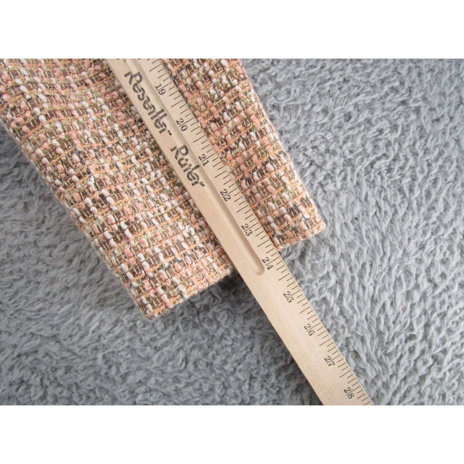 Vintage VINTAGE Alfred Dunner Blazer Jacket Women 12 Tweed Check Long Sleeve Career Work Jacket Blazer Mens Womens Size XL / US 12-14 / IT 48-50 - 7 Thumbnail