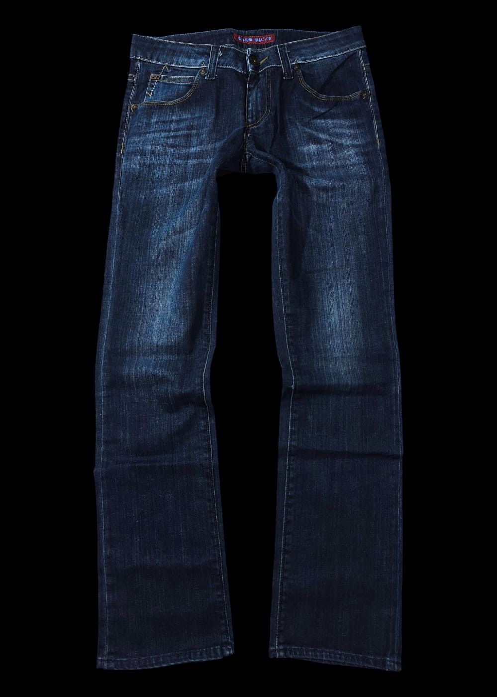 Miss Sixty lowrise y2k miss sixty italy blue faded wash jeans Size 31" - 4 Thumbnail