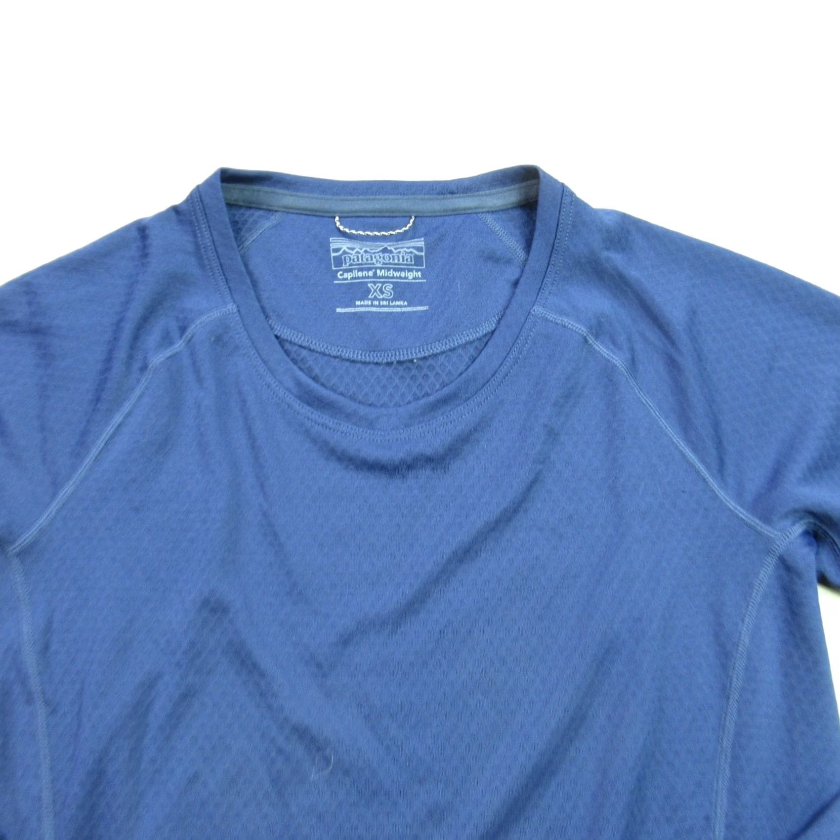 Patagonia Patagonia Shirt Womens XS Long Sleeve Crew Neck Pullover Capilene Blue Capilene Logo Size XS / US 0-2 / IT 36-38 - 3 Thumbnail