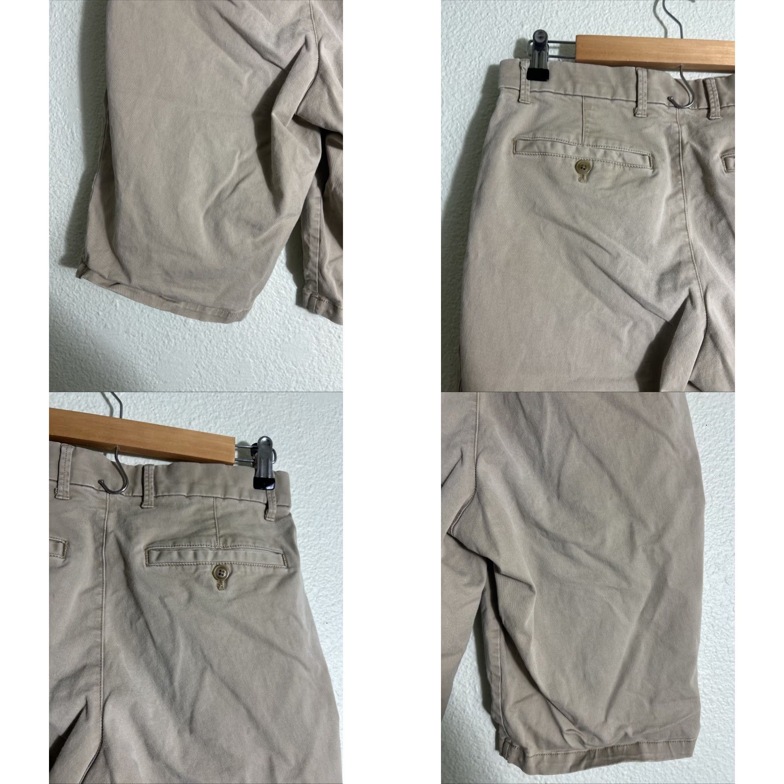 Gap VINTAGE Gap Chino Shorts Mens 28x12 Beige Cotton Stains Size US 28 / EU 44 - 8 Thumbnail