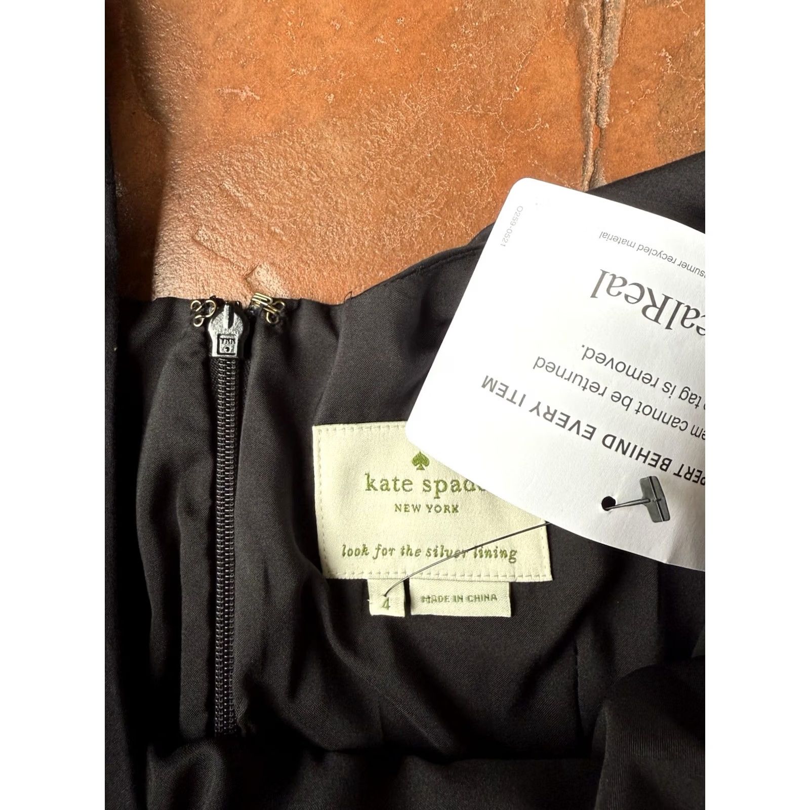 Vintage Kate Spade New York Jillian Bow Front Dress Women’s 4 Black Cotton Blend Dress Functions Bow Front Knee Length Solid 90s? Size S / US 4 / IT 40 - 2 Thumbnail