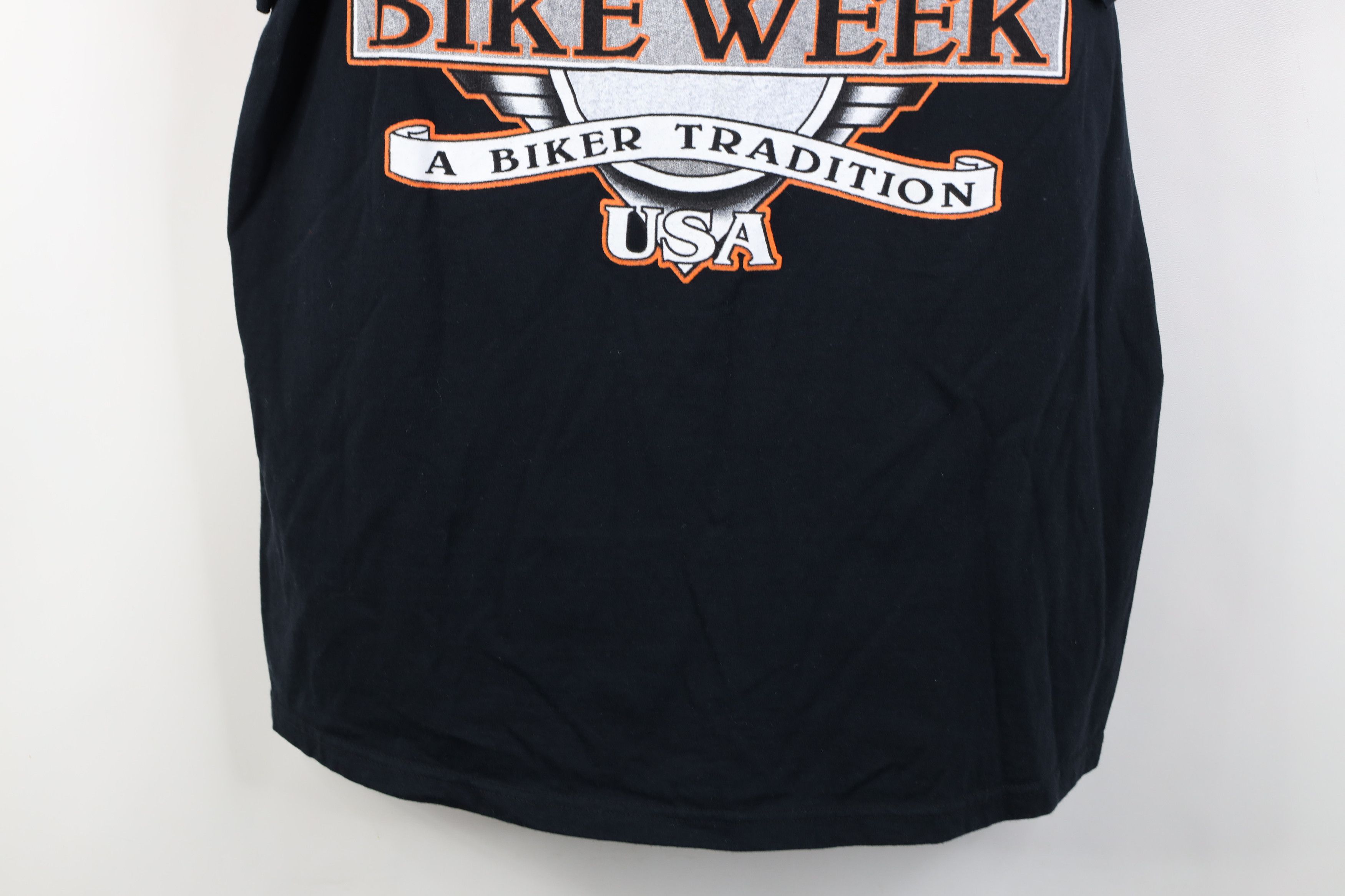 Vintage Vintage Y2K 2012 Daytona Bike Week Eagle Fire Flames T-Shirt Size US L / EU 52-54 / 3 - 12 Thumbnail