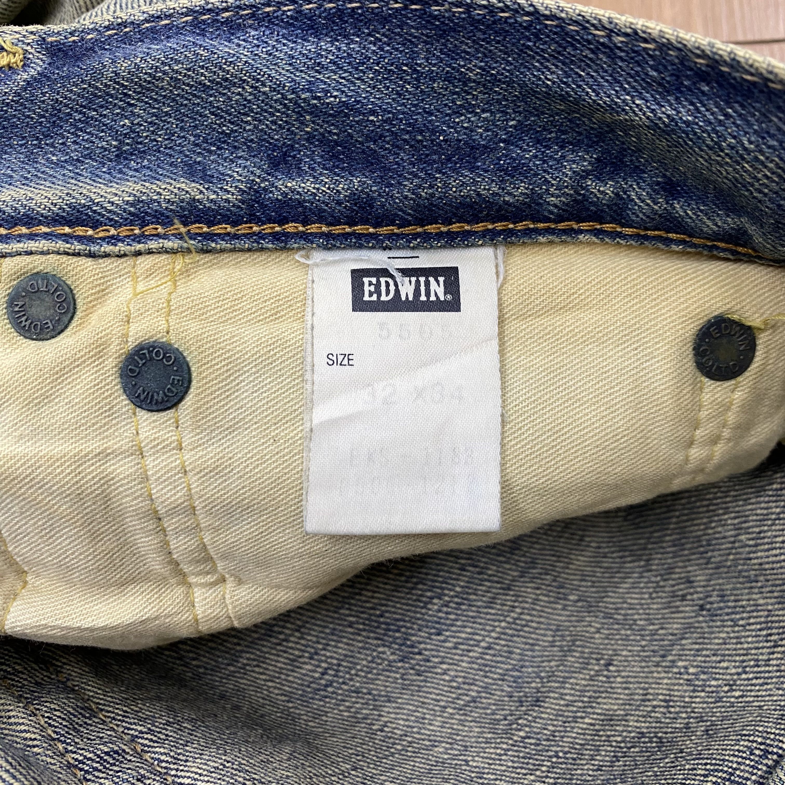 Edwin × Vintage Vintage Edwin Jeans CD158 Size US 33 - 10 Thumbnail
