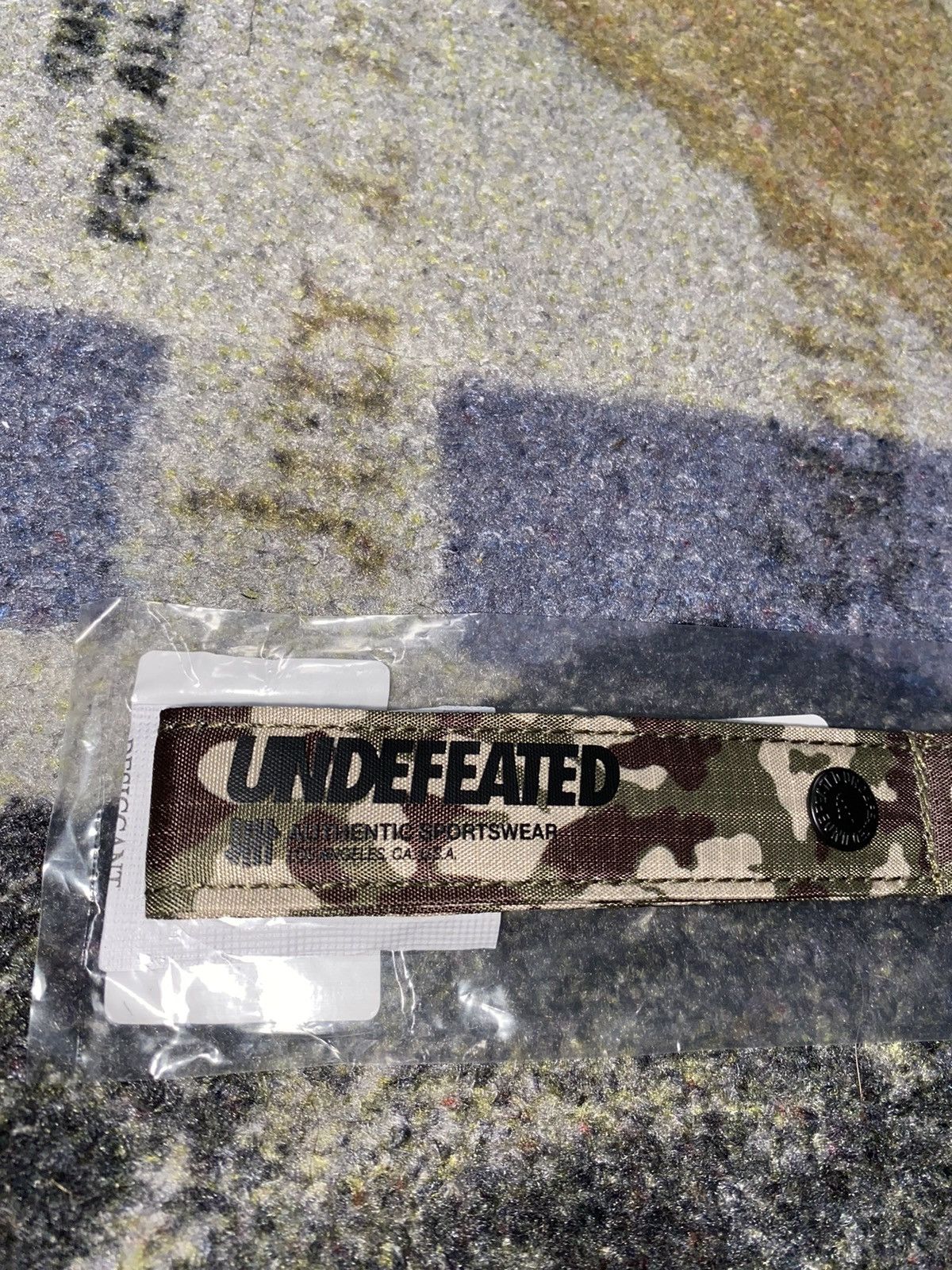 Undefeated Undefeated Ripstop Strap Keychain Bark Camo Size ONE SIZE - 2 Thumbnail