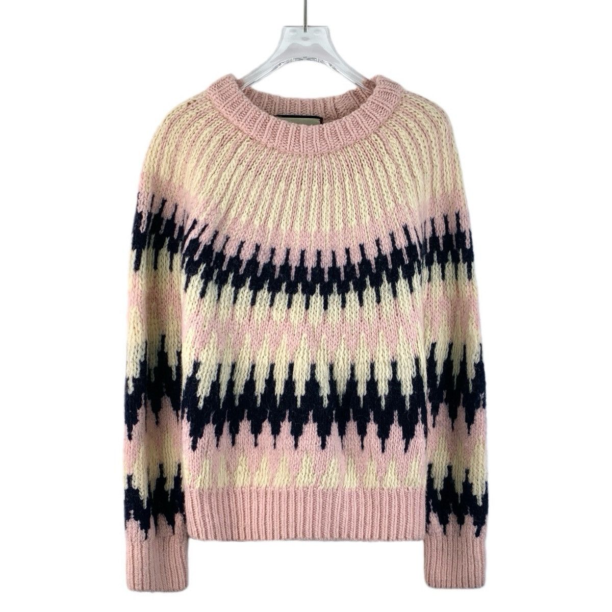 Gucci Gucci Color-block Fair Isle Long Sleeve Knit Sweater K26WX Size XS / US 0-2 / IT 36-38 - 1 Thumbnail