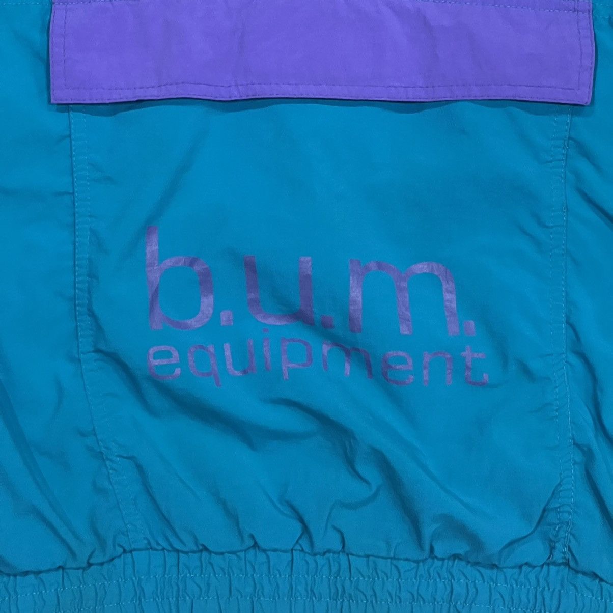 B.U.M Equipment Vintage B.U.M. Equipment Pullover Jacket Blue Purple Medium Size US M / EU 48-50 / 2 - 2 Thumbnail