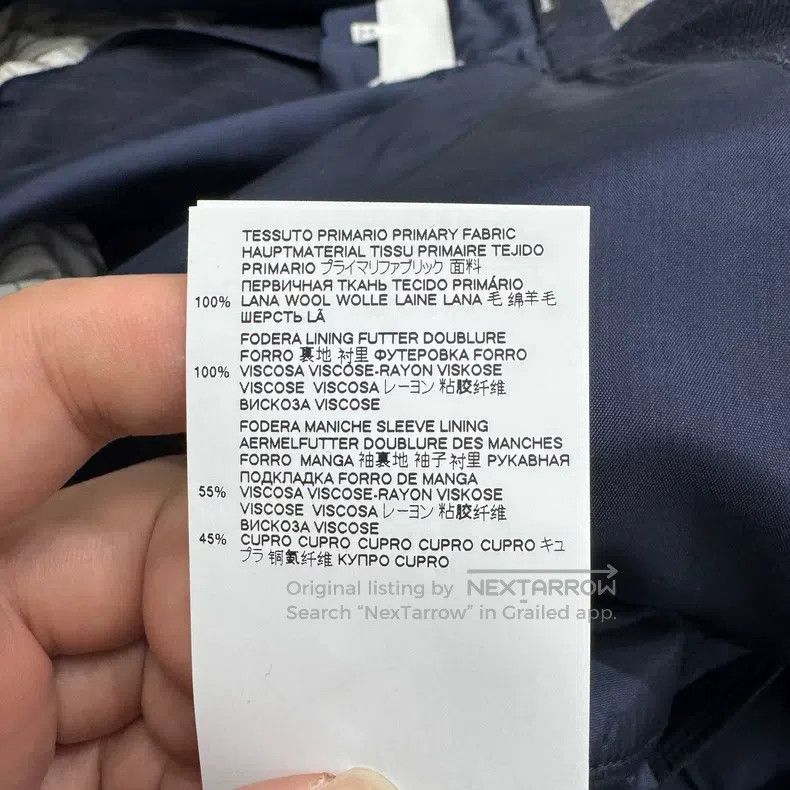 Maison Margiela Maison Margiela Striped woollen suit jacket Size US M / EU 48-50 / 2 - 4 Thumbnail