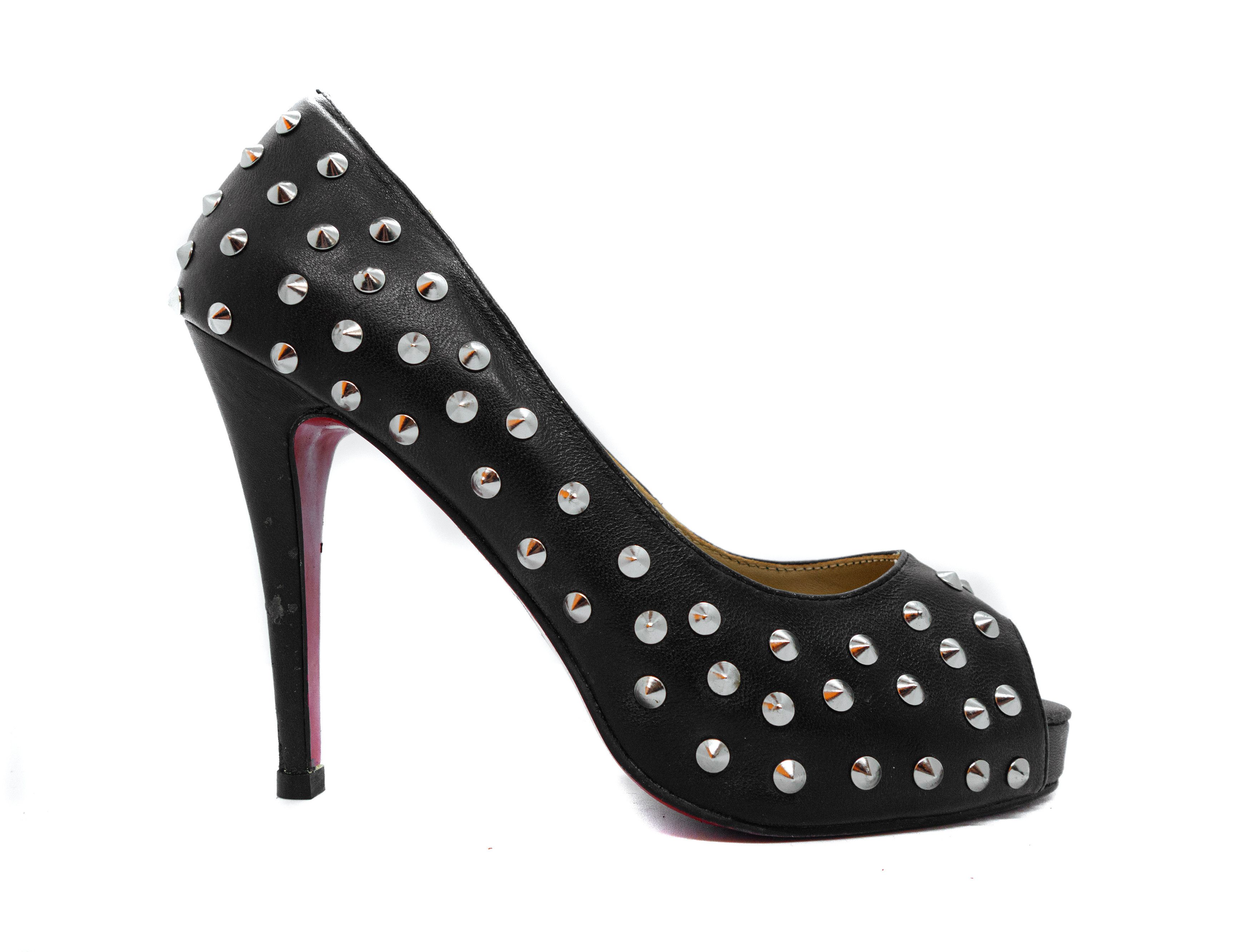 Christian Louboutin Rhinestones Leather Heels Size US 9 / IT 39 - 2 Thumbnail