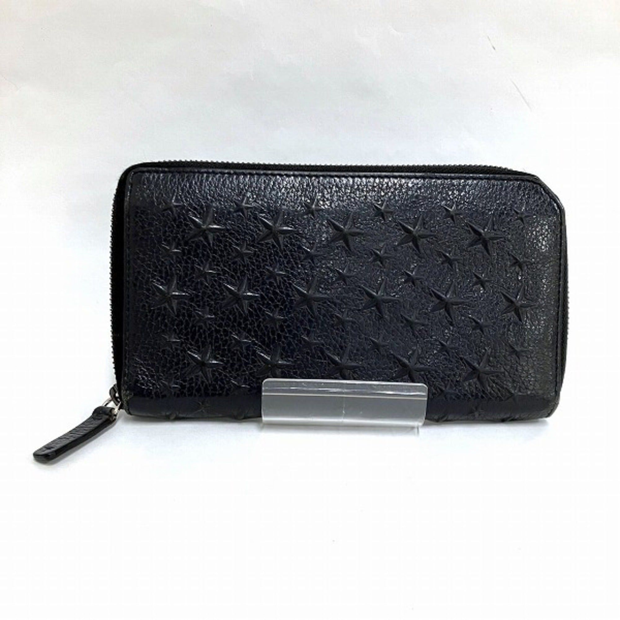 image of Jimmy Choo Carnaby Black Long Wallet Men's