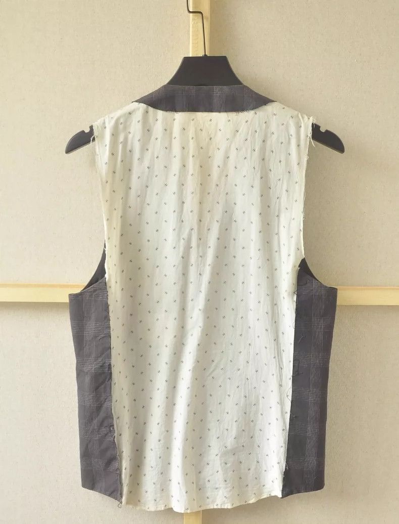 Undercover UNDERCOVER2012 SS openstrings plaid vest 2504-Nextarrow Size US M / EU 48-50 / 2 - 2 Thumbnail