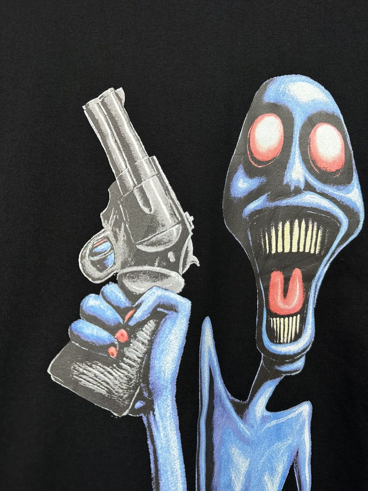Band Tees The Offspring Alien Blue style Men Black L long sleeve shirt Size US L / EU 52-54 / 3 - 7 Thumbnail